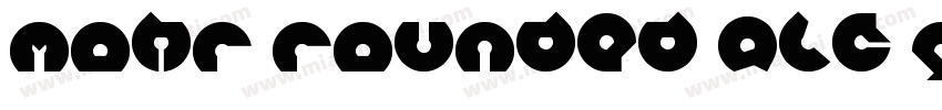Mohr Rounded Alt SemiBold字体转换